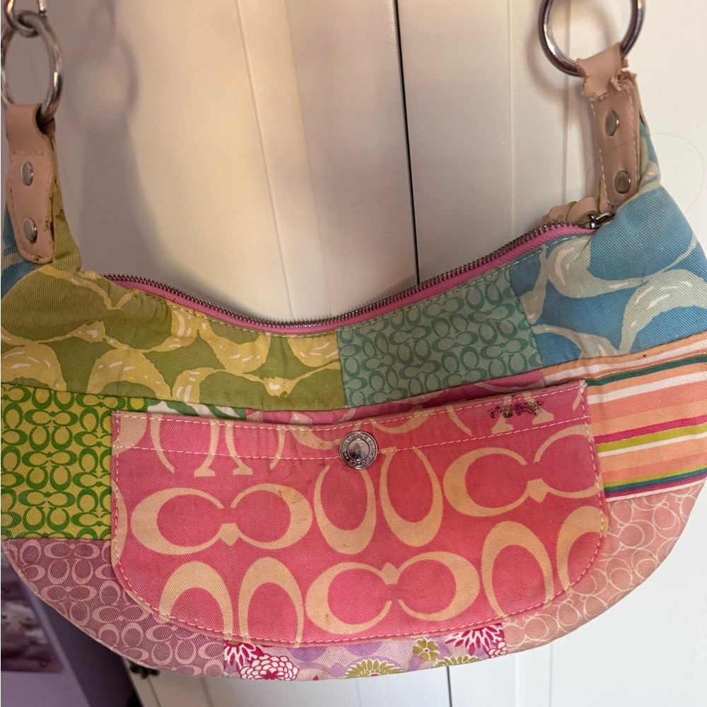 Coach Tan Monogram Bag